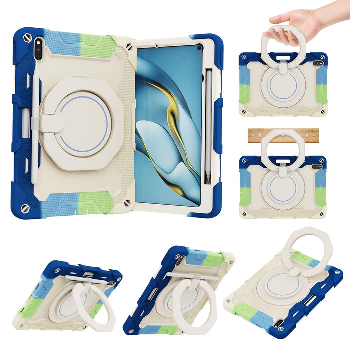 Silicone + Pc Tablet Case With Armor Contrast