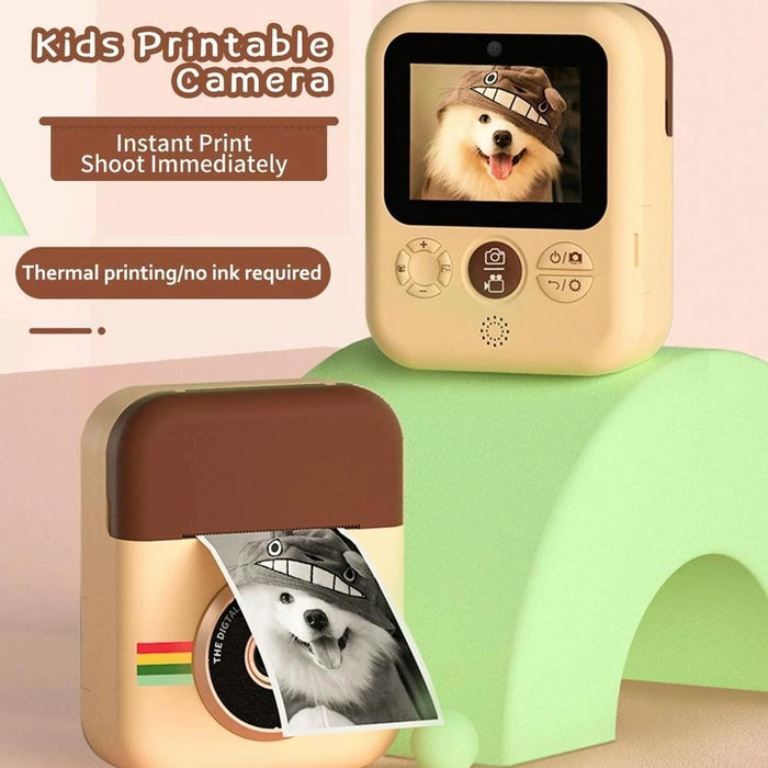 2.4 Inch Ips Hd Screen Children's Instant Camera No Memory Card