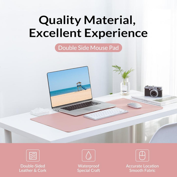 Double-Sided Mouse Pad 200X300Mm Cork / Grey