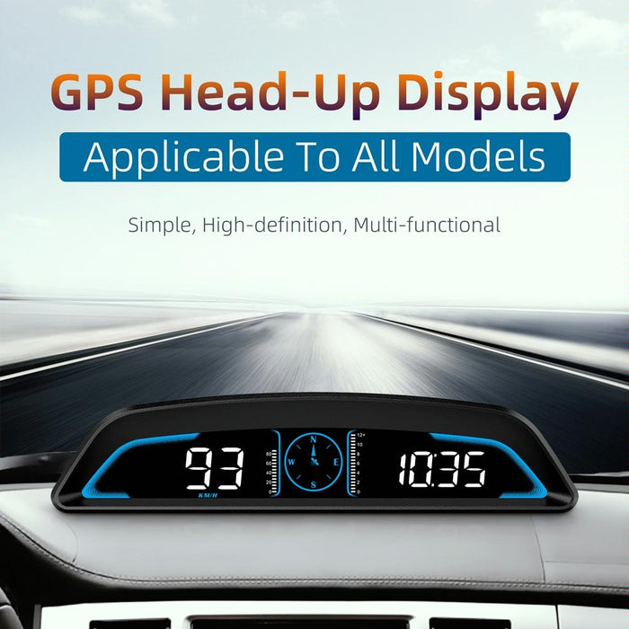 5.5 Inch Car Hud Display Gps Speed Alarm & Odometer
