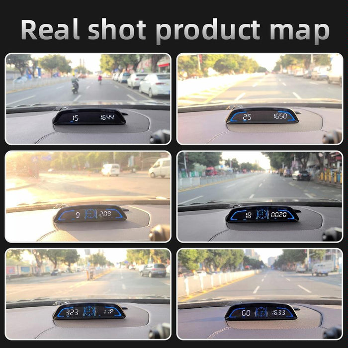 5.5 Inch Car Hud Display Gps Speed Alarm & Odometer