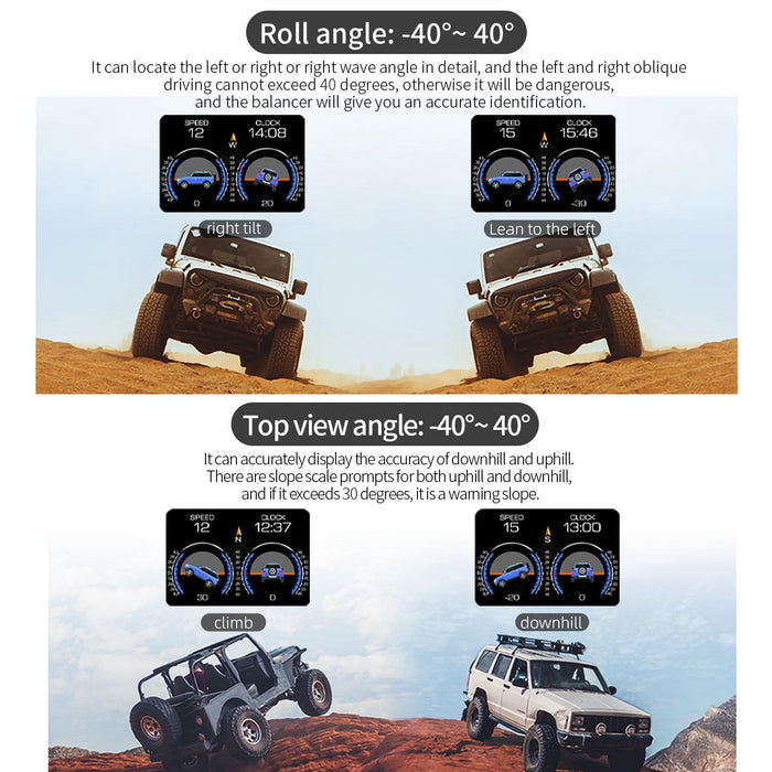 3.5 Inch Car Hud Gps Obd2 Dual System Projector