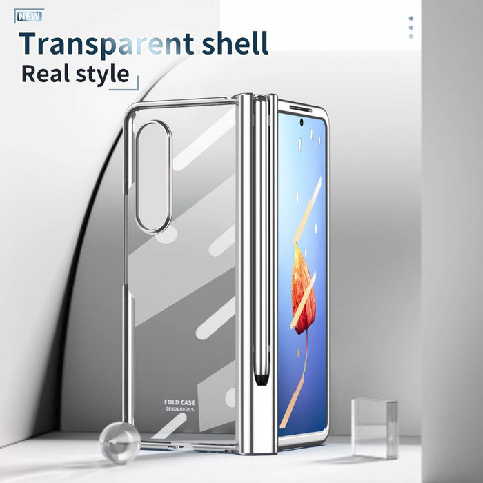 For Samsung Galaxy Z Fold4 5G Full Body Phone Case with Integrated Hinge and Pen Slot