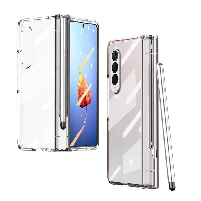 For Samsung Galaxy Z Fold4 5G Full Body Phone Case with Integrated Hinge and Pen Slot