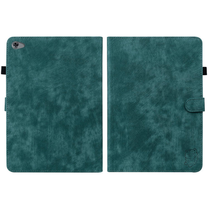 Stylish Pu Tablet Cover With Tiger Print