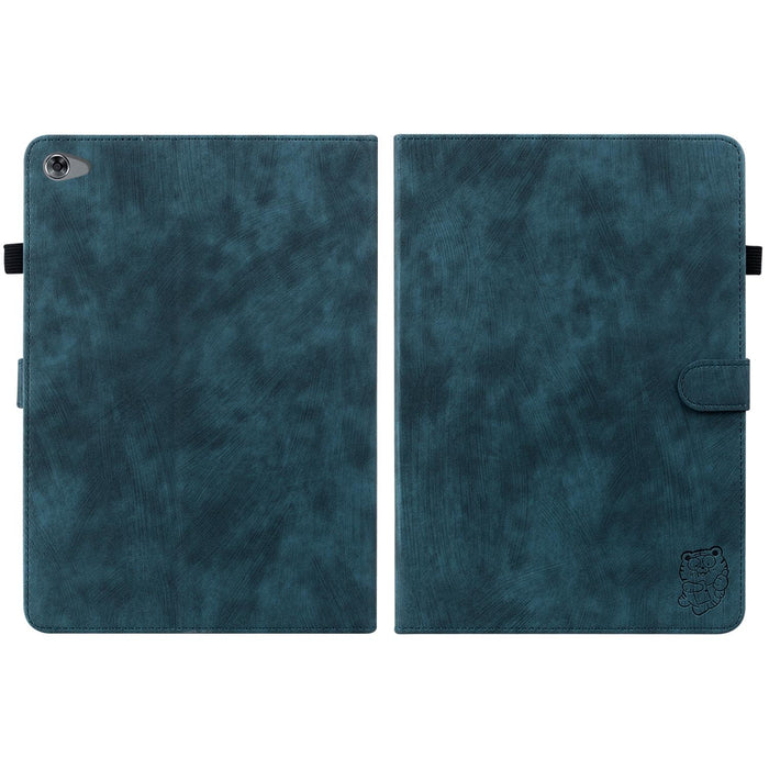 Stylish Pu Tablet Cover With Tiger Print
