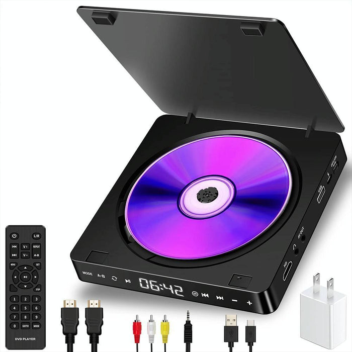 2A Home Plug-In Mini Hd Dvd Player Black