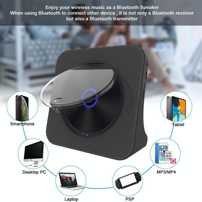 2A Retro Bluetooth Music Disc Album Cd Player Specification Plug-In Version