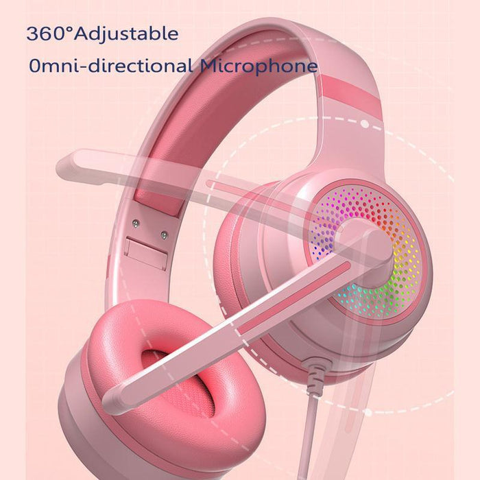 Led Bass Stereo Gaming Headset With Mic