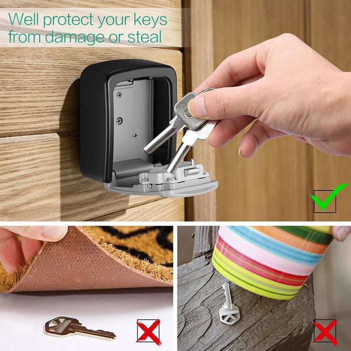 Secure 4 Digit Key Storage Box G9 Aluminum Alloy