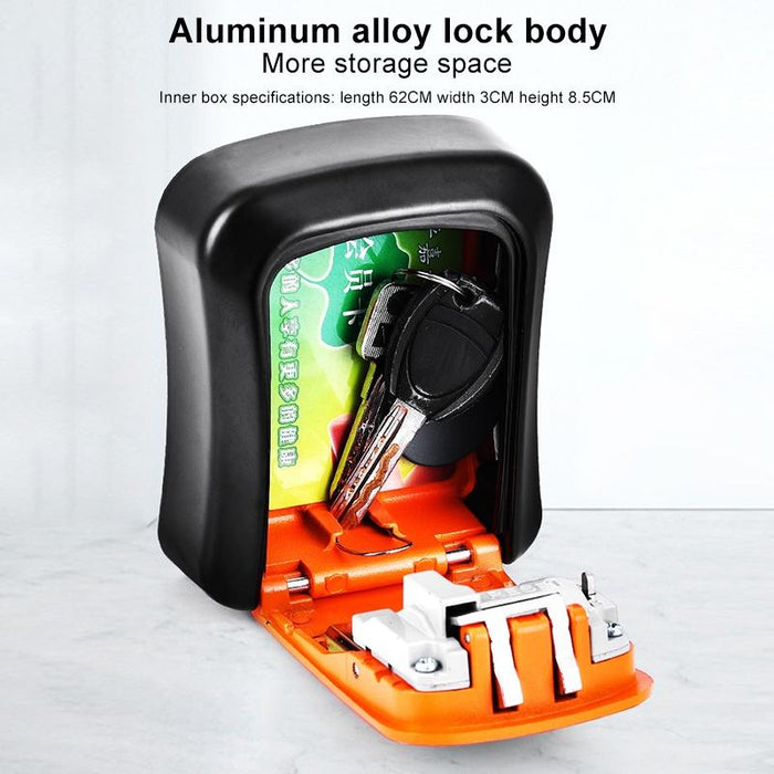 Nail Free Key Storage Box Easy Install Secure Password Protection