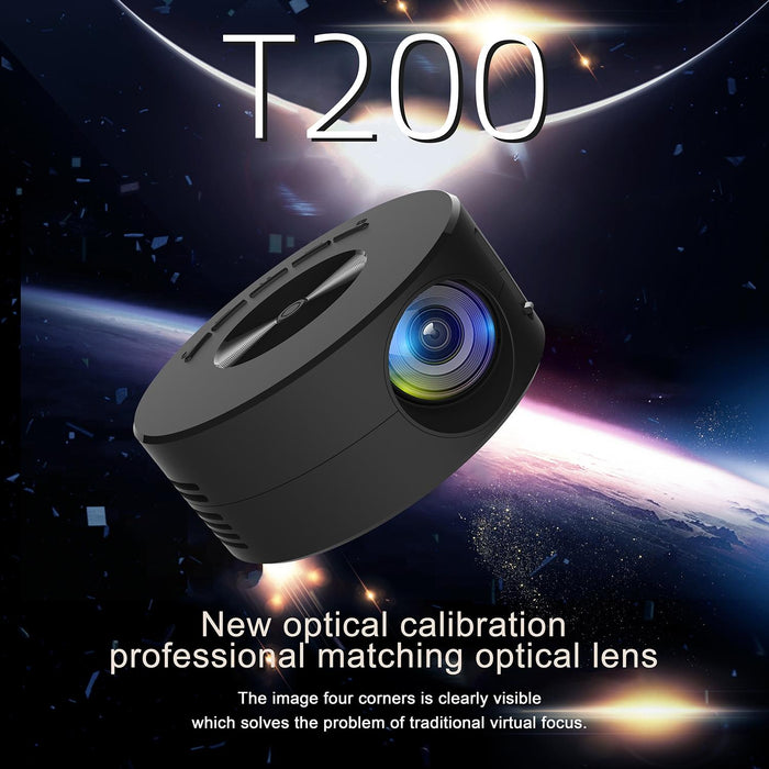 1920X1080P Led Mini Projector 1500Lm Au Plug