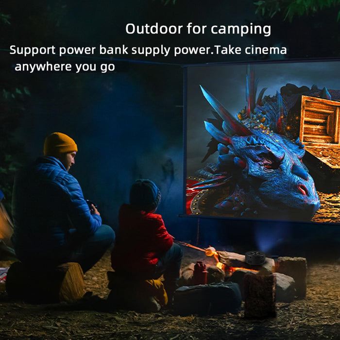 1920X1080P Led Mini Projector 1500Lm Au Plug
