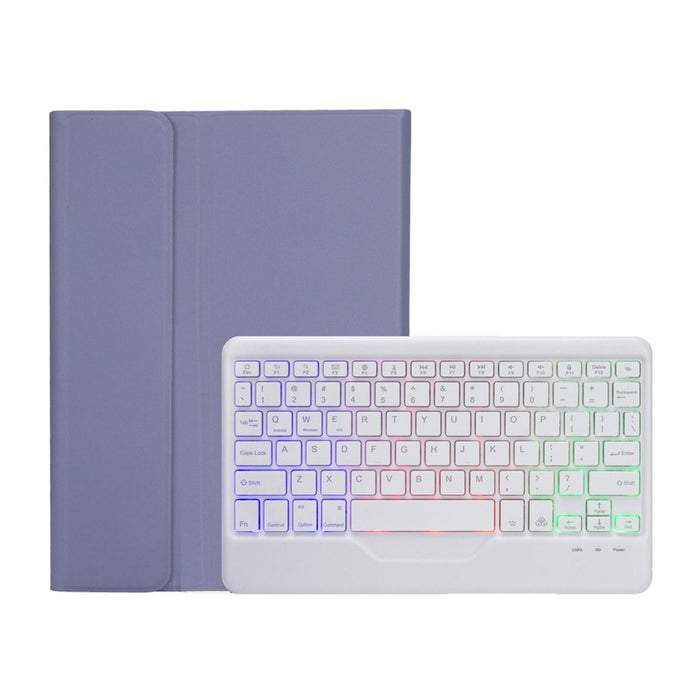 For Oppo Pad 11 Inch Lambskin Texture Ultra-Thin Bluetooth Keyboard Leather Case With Backlight
