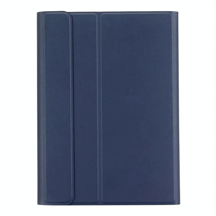 For Samsung Galaxy Tab A7 10.4 2020 Round Cap Bluetooth Keyboard Leather Case With Pen Slot Without Touchpad