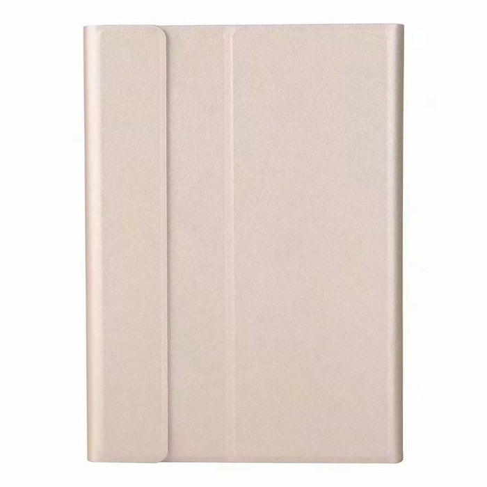 For Samsung Galaxy Tab A7 10.4 2020 Round Cap Bluetooth Keyboard Leather Case With Pen Slot Without Touchpad