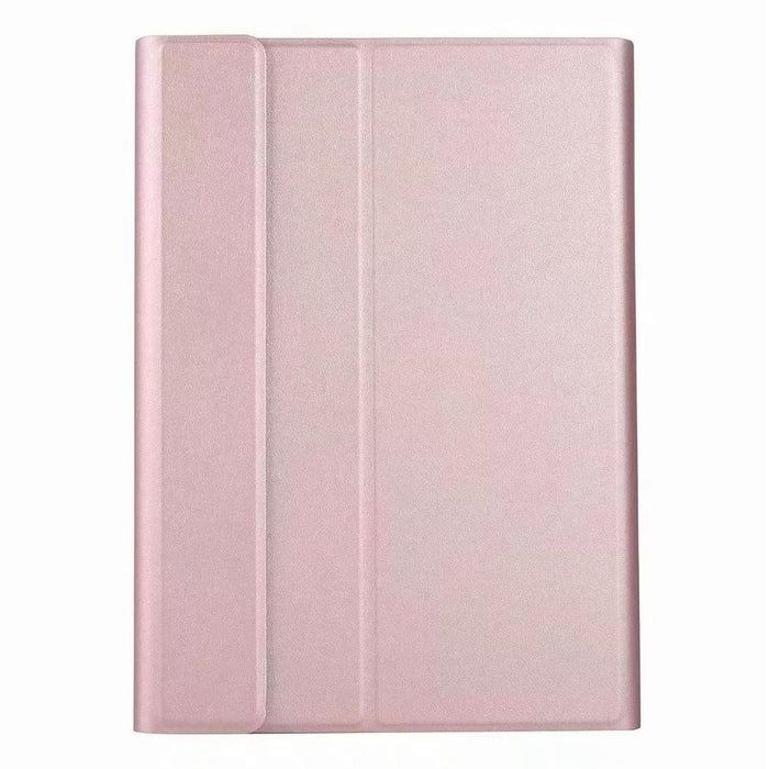 For Samsung Galaxy Tab A7 10.4 2020 Round Cap Bluetooth Keyboard Leather Case With Pen Slot Without Touchpad