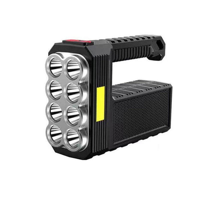 Waterproof Usb Camping Flashlight With 8 Leds