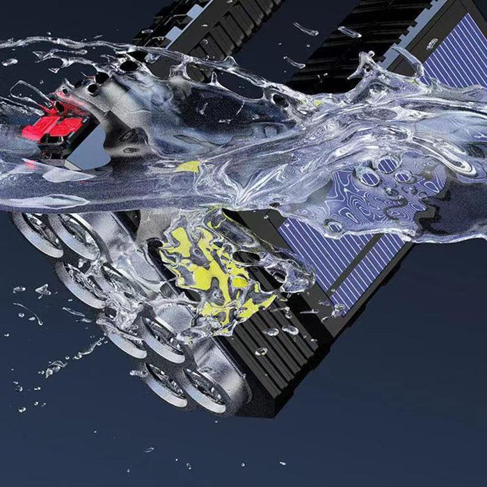 Waterproof Usb Camping Flashlight With 8 Leds