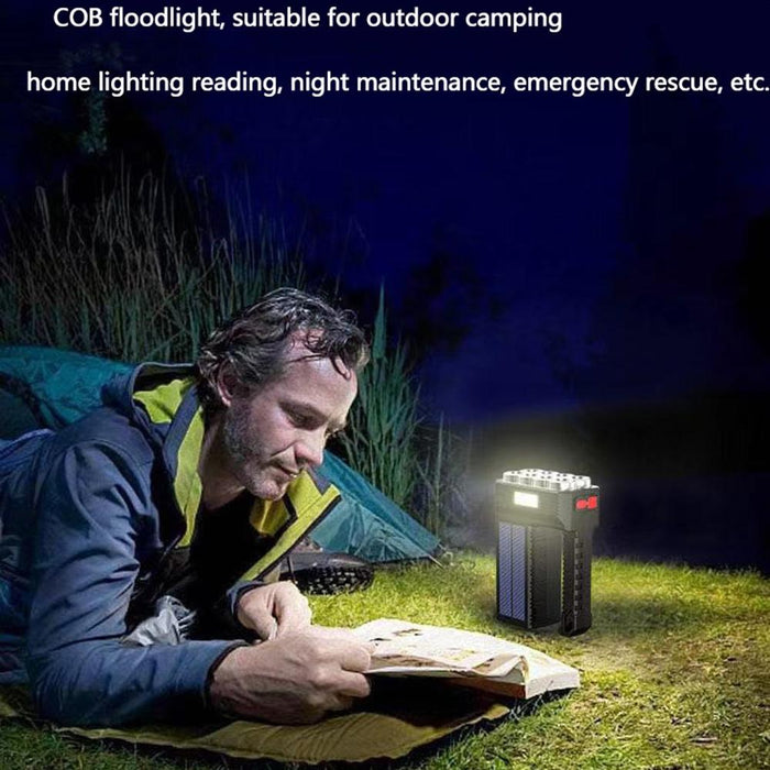 Waterproof Usb Camping Flashlight With 8 Leds