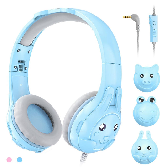 Kids Wired Over-Ear Earphone With Mic 1.5M