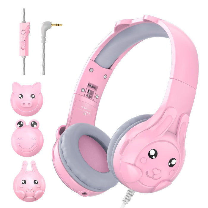 Kids Wired Over-Ear Earphone With Mic 1.5M