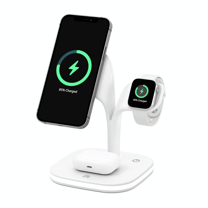 15W 5 In 1 Magnetic Wireless Charger With Stand