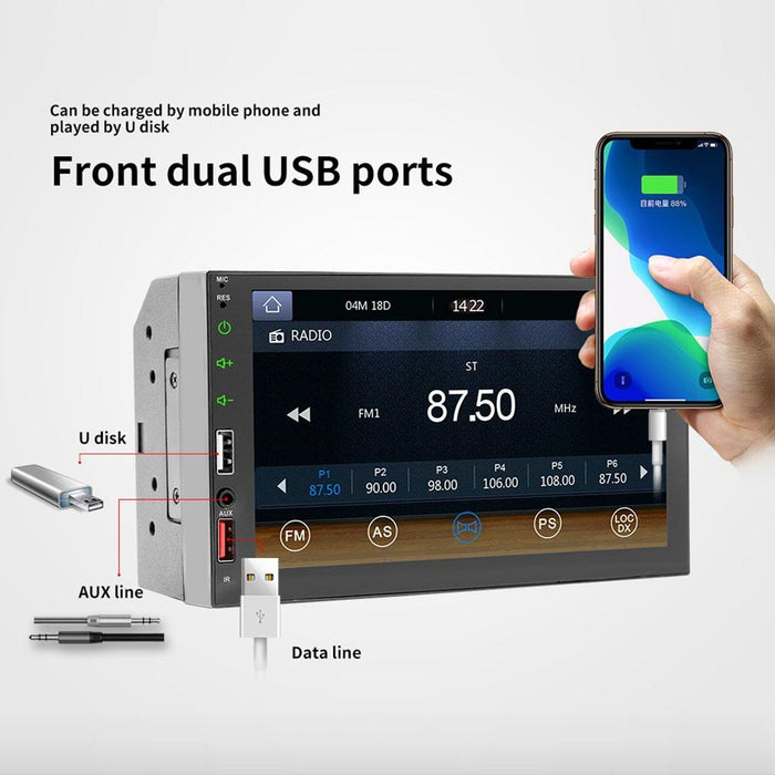 7 Inch Wireless Carplay Mp5 Player - Mirror Link