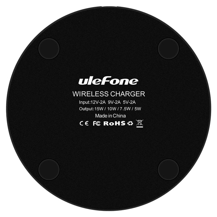 15W Fast Qi Wireless Charger Black