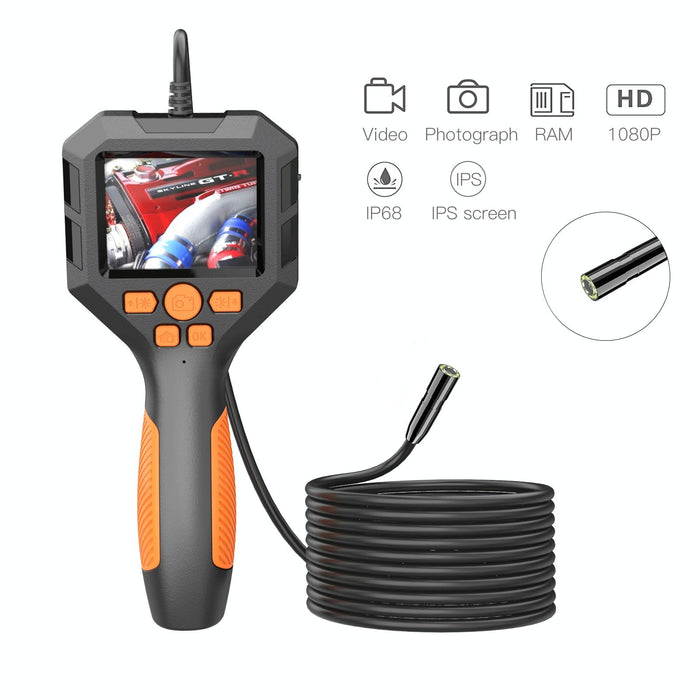 3.9Mm P10 2.8 Inch Hd Handheld Endoscope With Lcd Screen Length 5M
