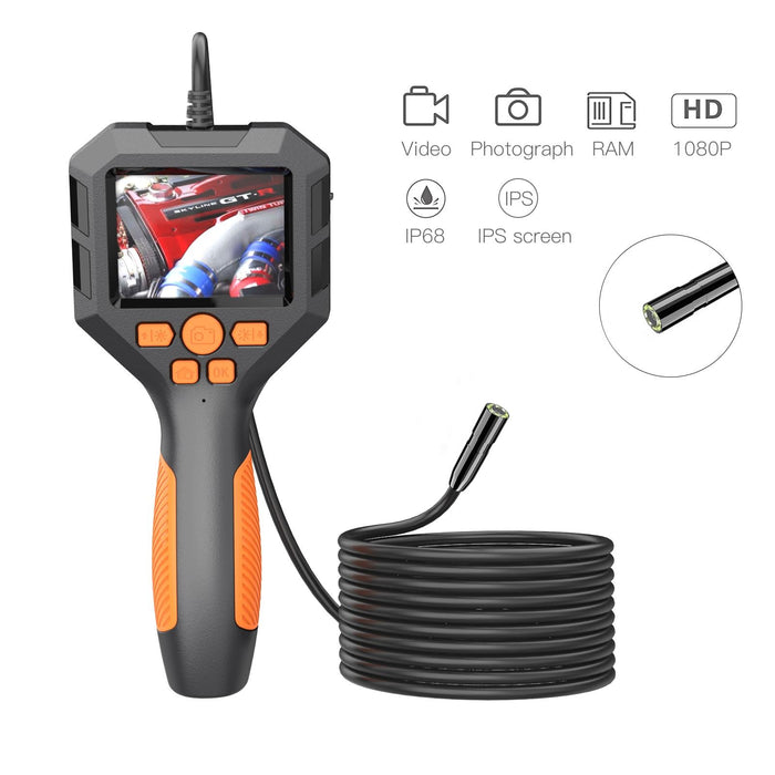 3.9Mm P10 2.8 Inch Hd Handheld Endoscope With Lcd Screen Length 10M