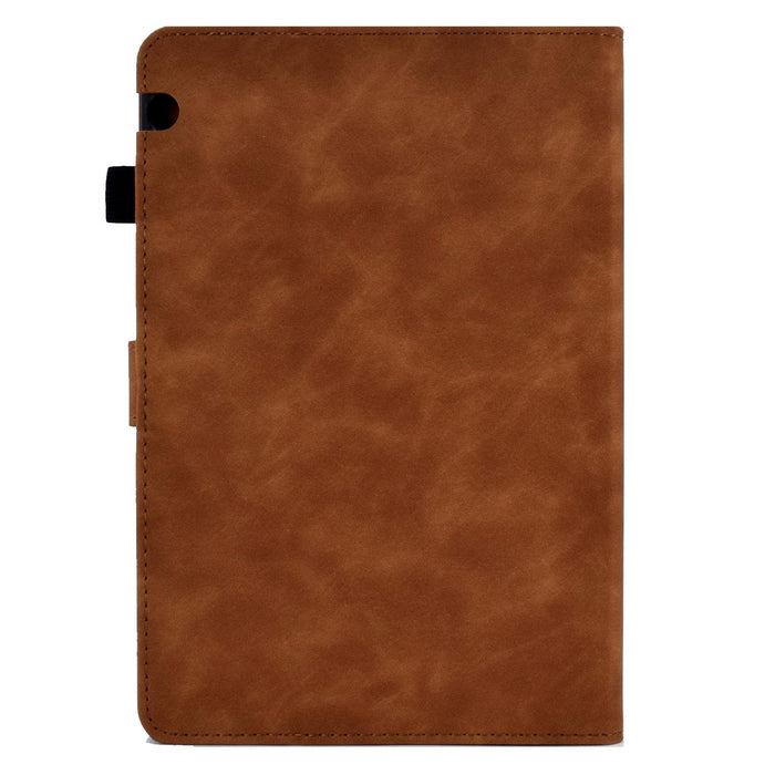 Embossed Leather Tablet Case For Tower