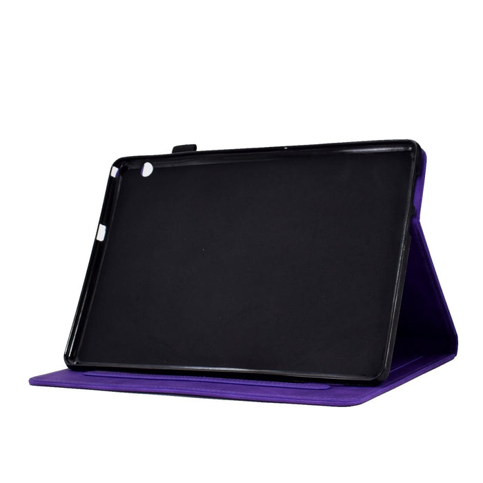 Embossed Leather Tablet Case For Tower