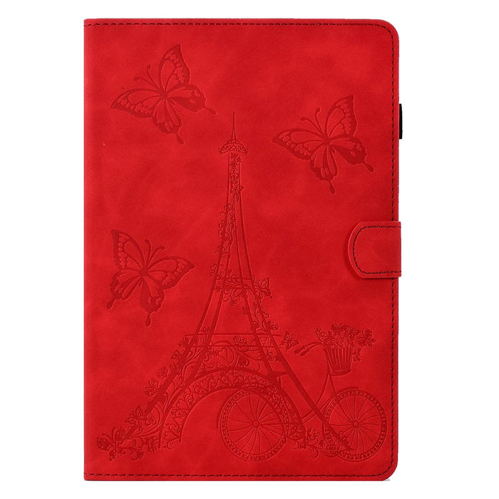 Embossed Leather Tablet Case For Tower
