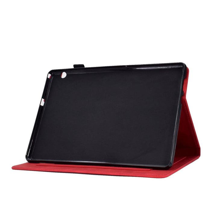 Embossed Leather Tablet Case For Tower