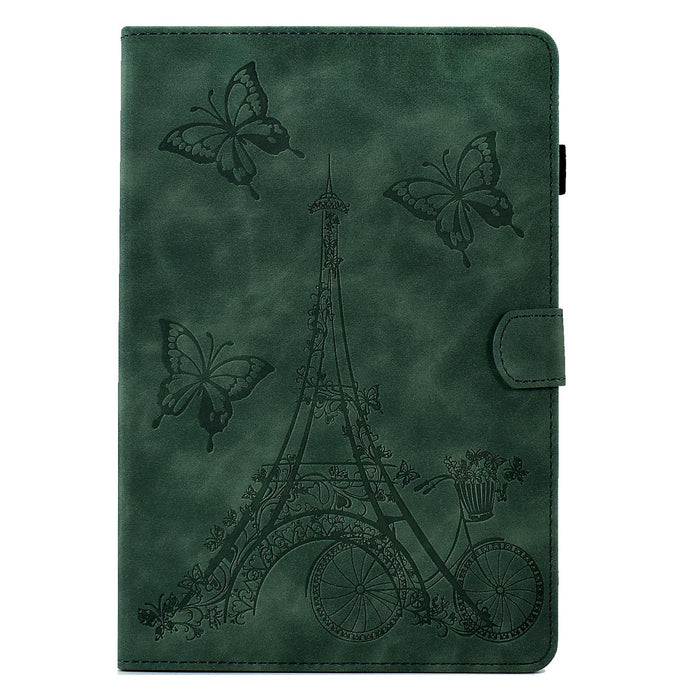 Embossed Leather Tablet Case For Tower