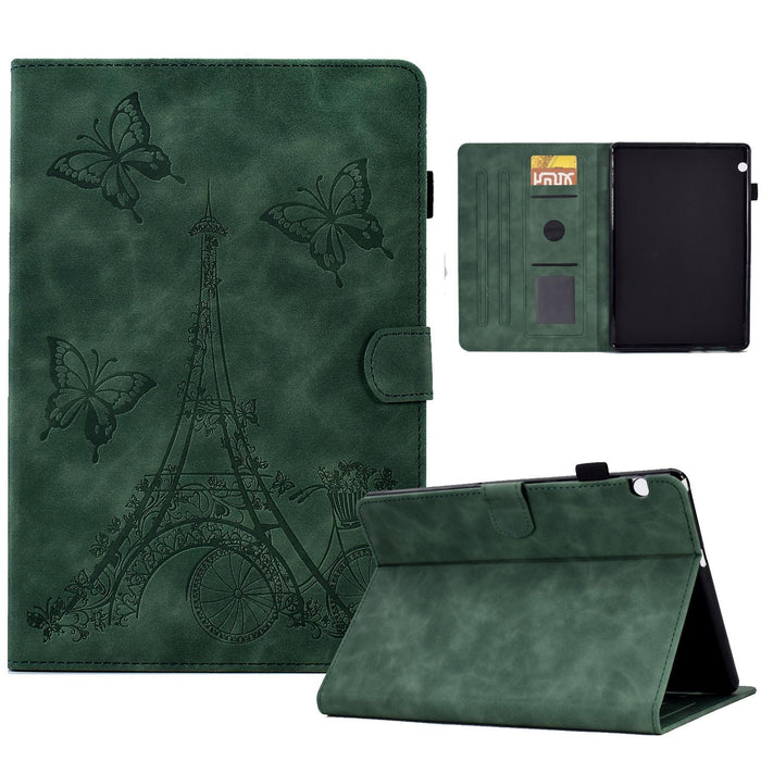 Embossed Leather Tablet Case For Tower