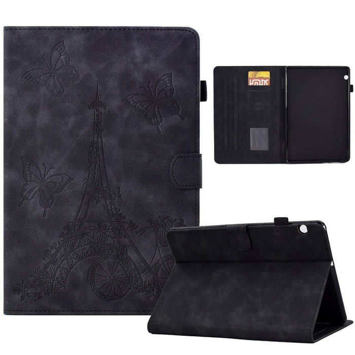 Embossed Leather Tablet Case For Tower