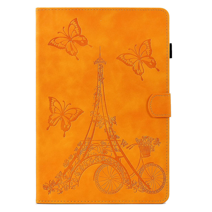 Embossed Leather Tablet Case For Tower