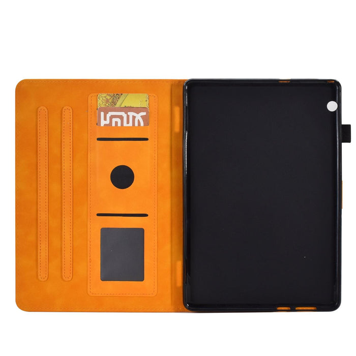 Embossed Leather Tablet Case For Tower