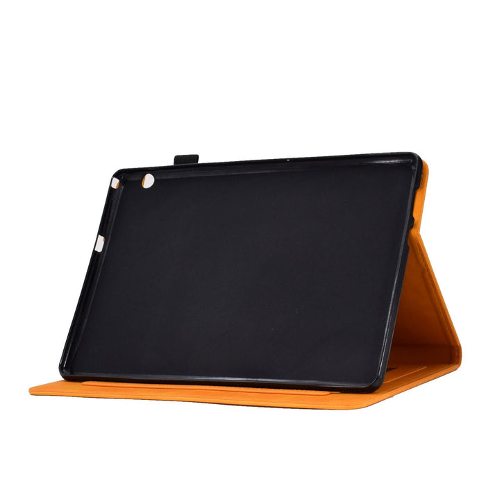 Embossed Leather Tablet Case For Tower