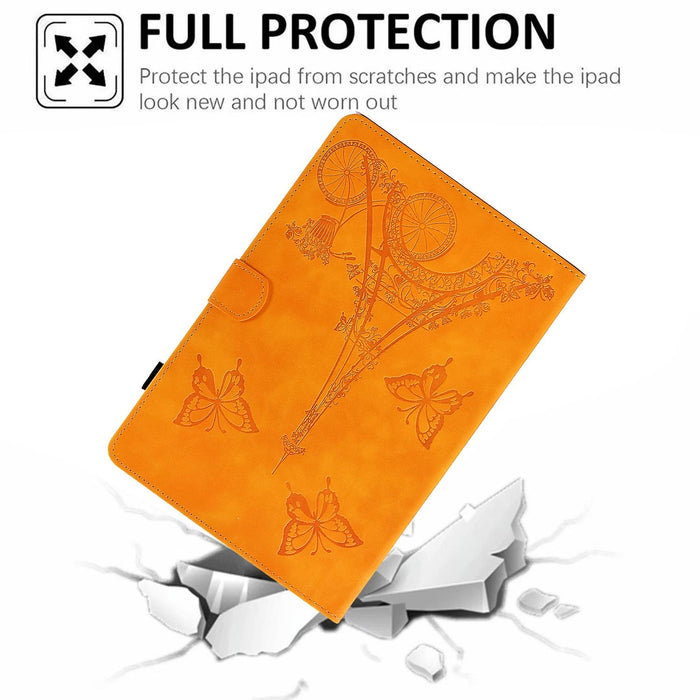 Embossed Leather Tablet Case For Tower