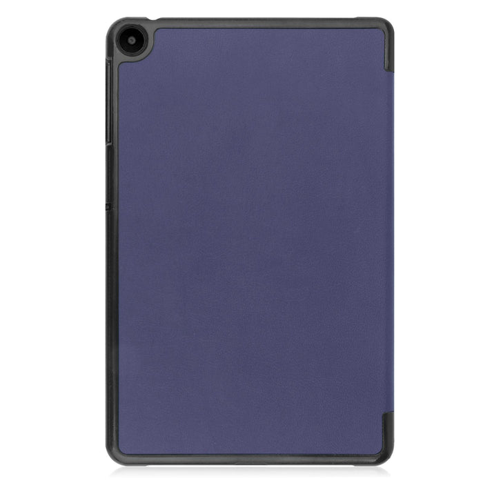 3-Fold Leather Tablet Case In Custer Pure Colour