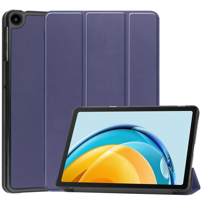 3-Fold Leather Tablet Case In Custer Pure Colour