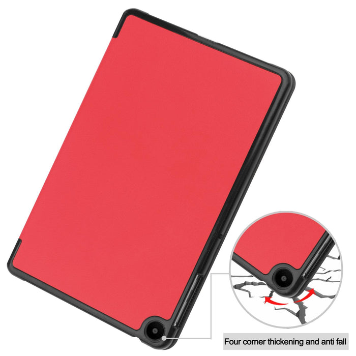 3-Fold Leather Tablet Case In Custer Pure Colour