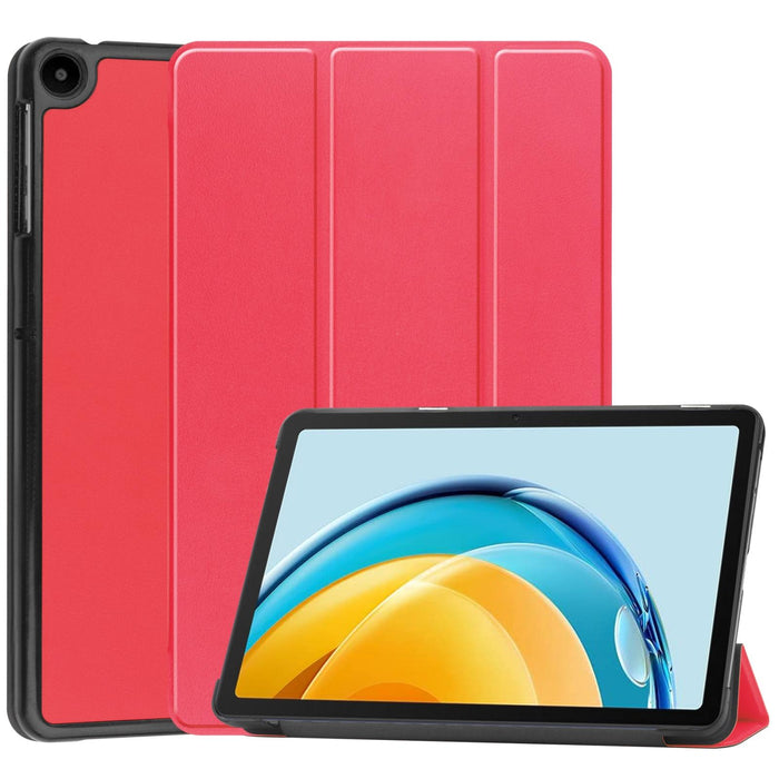 3-Fold Leather Tablet Case In Custer Pure Colour