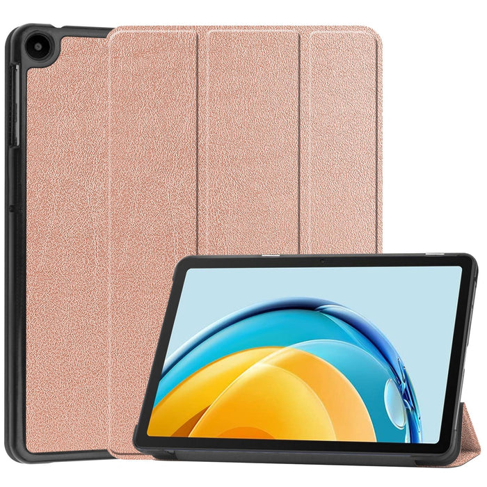 3-Fold Leather Tablet Case In Custer Pure Colour