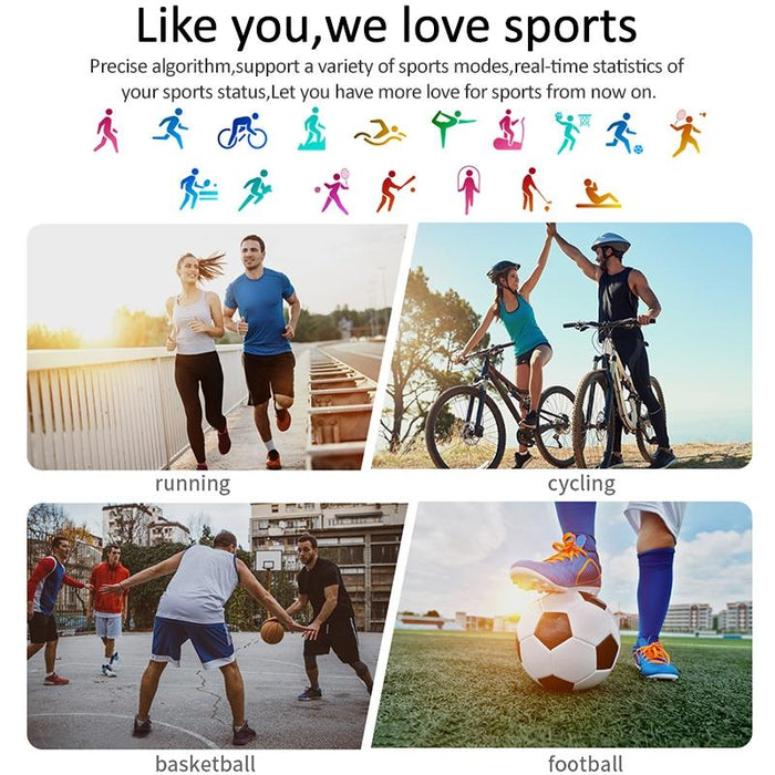 1.32 Inch Waterproof Smart Watch With Bluetooth Calling & Sleep Monitoring