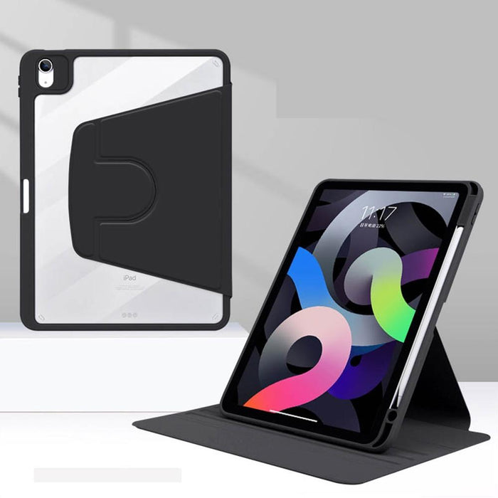 Leather Tablet Case With Rotating Acrylic