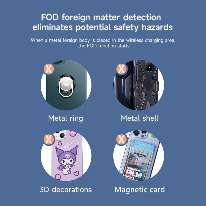 15W 3 In 1 Transparent Magnetic Wireless Charger